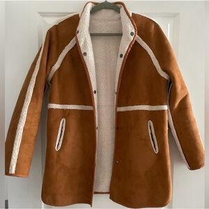 Me Jane Faux suede reversible jacket